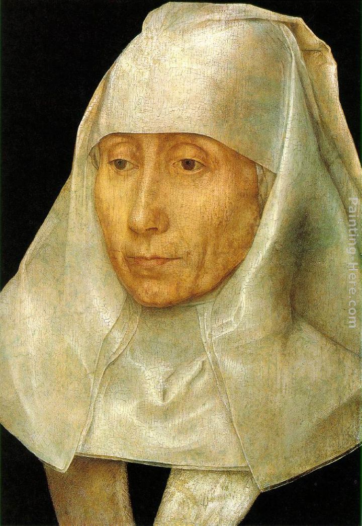 Hans Memling Portrait Of An Old Woman Painting Anysize 50 Off Portrait Of An Old Woman 